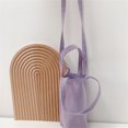 thumbnail image 3 of Injueey Bolsa para botella de agua con asas, portavasos, bolso cruzado, bolso de transporte, Camping, vacaciones, oficina, organizador para Almacenamiento y organización del hogar Violeta, 3 of 6