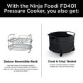 Ninja® Foodi™ TenderCrisp 9in1 8Quart Deluxe XL Pressure Cooker, Stainless Steel FD401