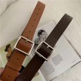 thumbnail image 7 of PU Leather Belt For Women Square Buckle Pin Buckle Jeans Black Belt Chic Luxury Brand Ladies Y2k Belt Female Waistband, 7 of 7