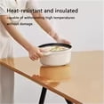thumbnail image 7 of Clear PVC Table Mat 16x16 Inches Oil Proof Heat Resistant Vinyl Placemat Soft Glass Cover for Dining Table Desk Kitchen Countertop Protection, 7 of 7