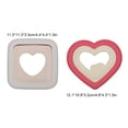 thumbnail image 4 of Inteprter Cortador de sándwich, sellador de alimentos, molde para hornear pan con forma rectangular de corazón de dibujos animados, molde Bento Herramientas y accesorios para hornear Corazón, 4 of 6