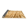 thumbnail image 2 of Ahgly Company Indoor Square Abstract Orange Modern Area Rugs, 3' Square, 2 of 4