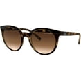 thumbnail image 2 of A|X Armani Exchange Women's AX4086S Round Sunglasses, Brown Havana/Black/Brown Gradient, 53 mm, 2 of 5