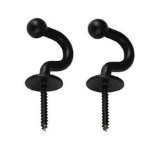 Zcyifa curtain tiebacks hooks 2pcs Curtain Tiebacks Wall Hooks Decorative Holdbacks Exquisite Holder for Window Draperies Curtains Drape