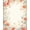 Peach, Pattern 1, variant on ODIKA 4'x6' Machine Washable Non-Slip Area Rug, Eclectic Floral Overlay with Abstract Petals and Whimsical Dot Accents High Traffic Rug, Peach, 137440