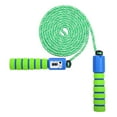 thumbnail image 2 of Tangle-Free Jump Rope with Ball Bearing Speed Cable - Adjustable Skipping Rope for Fitness - Green with blue, 2 of 8