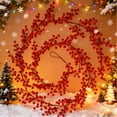 thumbnail image 7 of 9 FT Christmas Red Berry Garland, Artificial Red and Burgundy Berry Christmas Garland for Indoor Outdoor Home Fireplace Decoration for Winter Holiday New Year Decor, 7 of 7