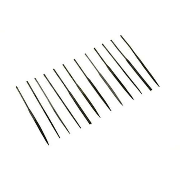 SE Needle File Set - Precision Hand Tools - Metal Files - Set of 12 Pcs - 7382NF
