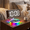 White, variant on Wireless Charging Alarm Clock with Mirror Display, 15W Qi, RGB Night Light