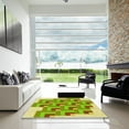 thumbnail image 6 of Ahgly Company Indoor Square Patterned GreenYellow Green Area Rugs, 4' Square, 6 of 6