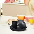 thumbnail image 7 of Wheat Straw Dinnerware Sets,Reusable Dinnerware,Unbreakable Dinner Plates for 4,Black Set 8pcs Plates, 4pcs Bowls, 4pcs Cups,and tableware,Microwave Dishwasher Safe, 7 of 7
