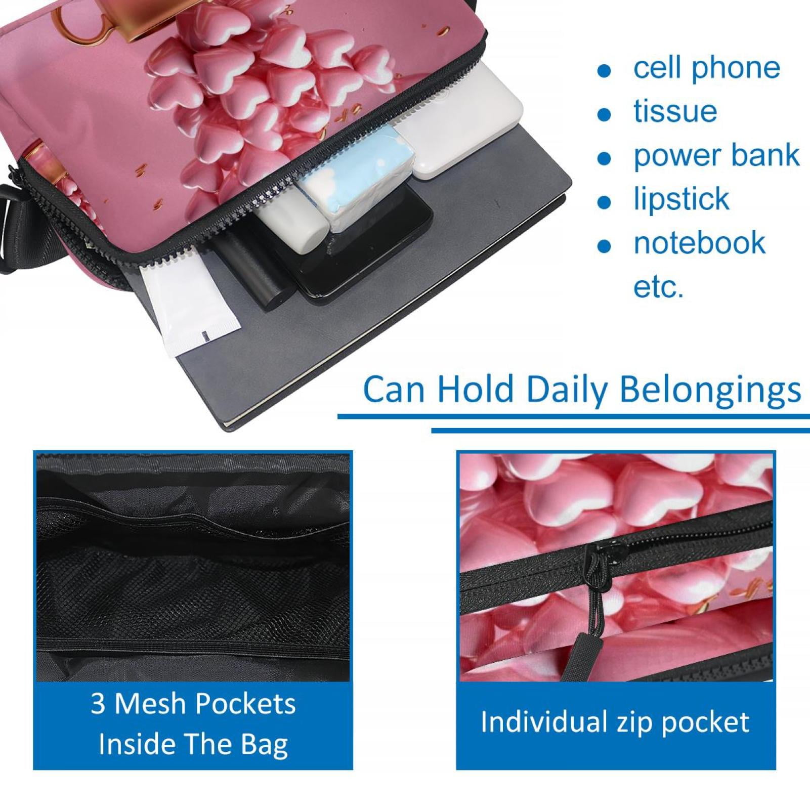 Valentine's Day Lightweight Adjustable Belt Bag with Extension Strap - Unisex Running Waist Bag