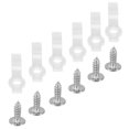 thumbnail image 4 of Attache de Bande Lumineuse, 100 Pcs Clip de Bande Lumineuse Clip de Fixation avec Vis Attache de Fixation pour Bandes LED RGB 5630 pour Bandes LED RGB 3014, 4 of 8
