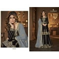 thumbnail image 4 of Stylish Women's Wear Designer Pakistani Indian Salwar Kameez Anarkali Lengha Suits ( Black, S - 38 ), 4 of 5