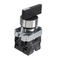 thumbnail image 2 of Interruptor selector rotativo de 3 posiciones SPDT 2NO de montaje en panel de 21 mm ZB2-BE101 AC 600V 10A, 2 of 3