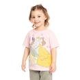 thumbnail image 4 of Disney Princess Toddler Graphic Crewneck Tee with Short Sleeves, Sizes 12M-5T, 4 of 6