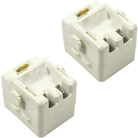 HQRP 2-Pack Relay and Overload Kits compatible with Whirlpool 61005518 Replacement fits ATB1935HRQ CT15G4Q CT19G4Q CT21G6Q CTB1521GRQ CTF1722GRQ MTB1956GEQ PTB1551GRW Refrigerators