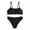 z250707-B-Black, variant on LUOGENLI Girls Swimsuits Size 10-12 Long Sleeve Girls Swimsuits Bikini Set Kids Cutout Bathing Suit Bikini Fashion Top Two Piece Girls' Solid Color Swimwear 4-5 Years