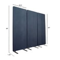 thumbnail image 5 of Luxor LUX RCLM7266ZSB Starlight Acoustic Room Divider, Blue - Pack of 3, 5 of 8