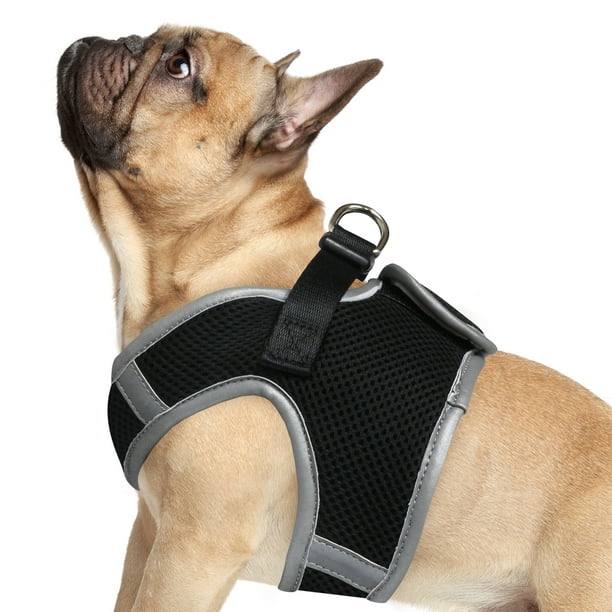 Stitchew Step In Padded Mesh Dog Harness With Reflective Safety Trim No Pull No Choke Walking Vest Medium Walmart Com Walmart Com