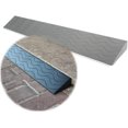 thumbnail image 1 of Garage Ramp Edge Door Threshold Ramp Threshold Ramp Doorway, Non-Slip Angled Entry Rated 1500 Lbs Load Capacity for Wheelchair and Scooter/Gray/100 * 12 * 5.5Cm, 1 of 1