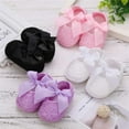 thumbnail image 5 of Baby Girl Breathable Anti-Slip Shoes With Bowknot Casual Sneakers Toddler Soft Soled First Walkers, 5 of 7