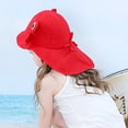 thumbnail image 5 of Boys Girls Bucket Hat M Cute Cartoon Breathable Outdoor Wide Brimmed Childrens Sun Hat Quick Drying Baby Beach Sun Hat Summer Cap Swim Fishing Safari, 5 of 6
