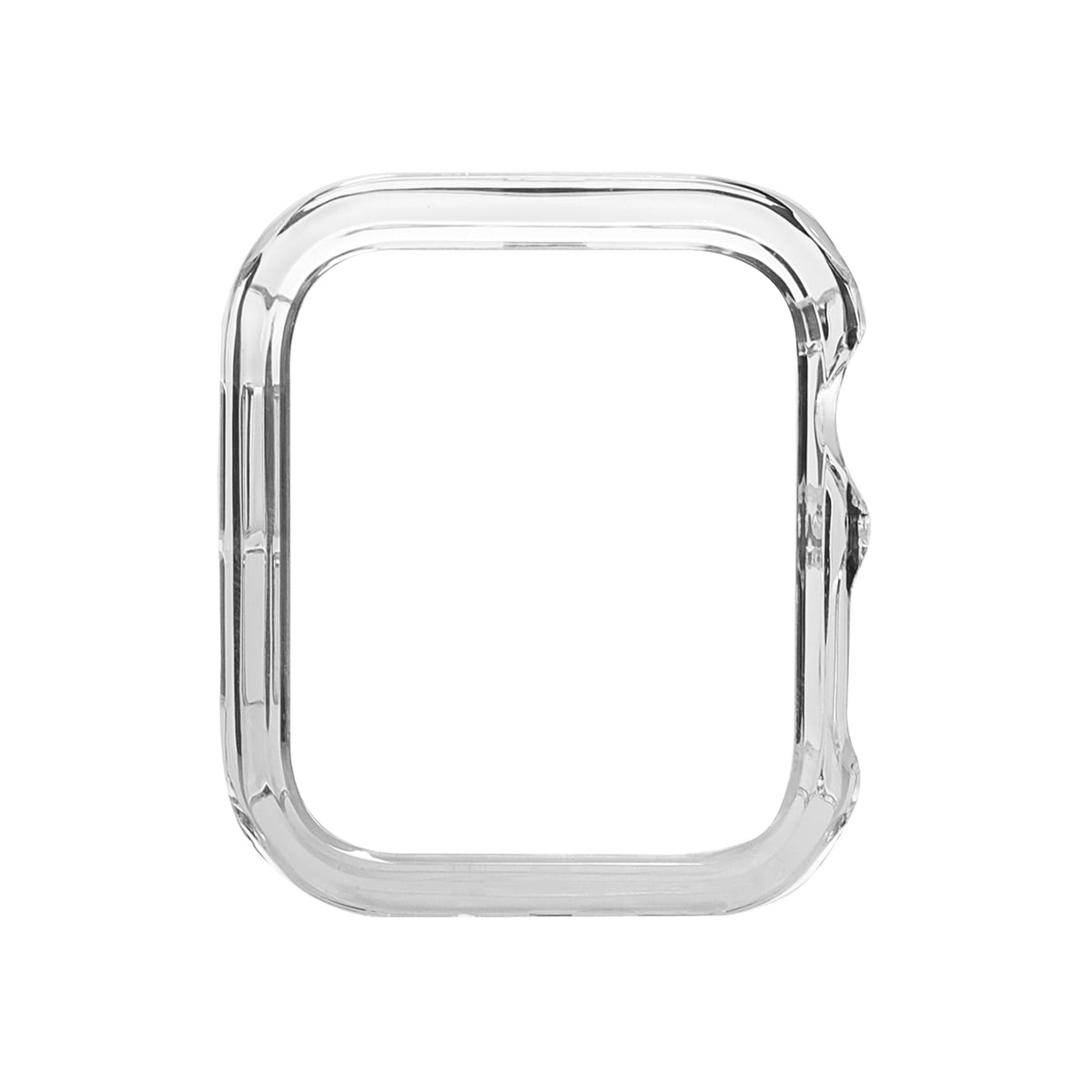 onn Clear Bumper for Apple Watch 40mm, 1 Piece, Unisex
