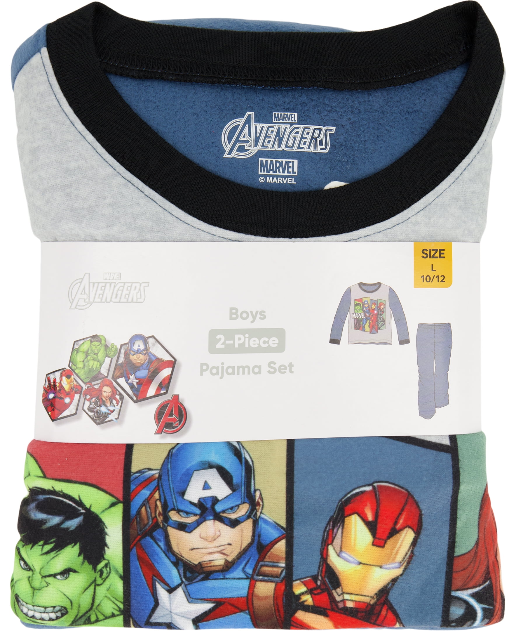 Boys Licensed Character Long Sleeve Top and Pants, 2-Piece Sleet Set, Sizes 4-12