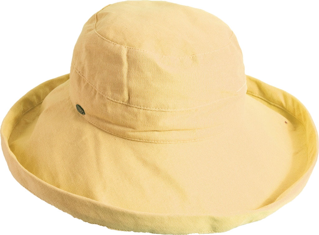 Scala Women's Medium Brim Cotton Hat 