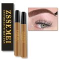 thumbnail image 1 of Lápiz de cejas impermeable ZSSEMEI Microblading Tattoo, color castaño, 2 unidades, 1 of 7