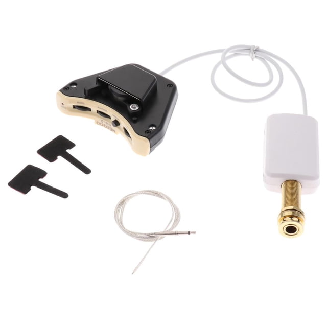 Pastilla Piezoeléctrica con Orificio de Sonido terminal pin para Guitarra Acústica/clásica kusrkot Pastilla de sonido de guitarra