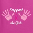 thumbnail image 6 of Wild Bobby Support The Girls Funny Hope Breast Cancer Awareness Women Graphic Long Sleeve T-Shirt, Fuschia, X-Large, 6 of 6