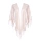 thumbnail image 1 of Chales y envolturas INSPIRAR CHIC para vestidos de noche, bufandas triangulares de encaje con flecos para bodas y fiestas formales 70.9"x27.6" Beige, 1 of 5