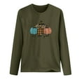 thumbnail image 3 of Staron Chandails à Manches Longues pour Femmes C'est l'Automne Yall Hauts de Mode d'Automne Citrouille Graphique Chic Col Rond Blouse Basique Mignonne T-Shirts d'Hiver Chandail Cadeaux Douillets pour Femmes, 3 of 3