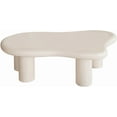 thumbnail image 3 of Cloud Coffee Table for Living Room White Modern 39.4 Inch, 3 of 14