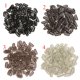 thumbnail image 5 of Clips a de Metal de 100 Piezas para Extensiones de Cabello Pelucas Postizo de , Negro, 5 of 8