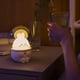 thumbnail image 5 of Luz de noche LED para niños Perfecl Conejo de silicona suave para dormitorio de bebés, 5 of 8