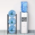 thumbnail image 3 of 3-Tier Water Cooler Jug Rack, Detachable Heavy Duty 5 Gallon Water Bottle Holder Stand, Multi-layer Storage Shelf for Home Office Kitchen Organization, 3 of 8