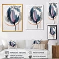 thumbnail image 4 of Designart "Purple Tulip Delight" Floral Leaves Wall Art For Bathroom, 4 of 5