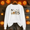thumbnail image 4 of Spooky Goose Ghost Halloween Sweatshirts for Women 2025 Crewneck Funny Ghost Graphic Sweatshirt Pullover Tops, 4 of 6