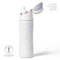thumbnail image 2 of Cirkul® 26oz StrawSip™ Flip Bottle, Luxe Leopard (White Leopard), 2 of 7