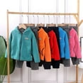 thumbnail image 7 of FNNMNNR 2PCS Boys Girls Clothes Sets Outfit for Kids Toddler Fall Winter Grain Velvet Hooded Jacket Tops+ Pants Thickened Sets 1-12Y, 7 of 7