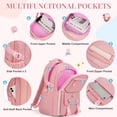thumbnail image 3 of DAKIMOE Kids Backpack School Backpacks for College Cute Girl Middle High School Bookbag Large Capacity Lightweight Waterproof Daypack for Teens Students, 3 of 8