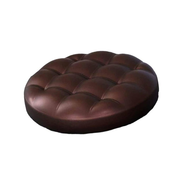 Taburete de bar, asiento, taburete, silla, accesorio, impermeable, acolchado, giratorio, almohadilla para silla para el hogar Marrón