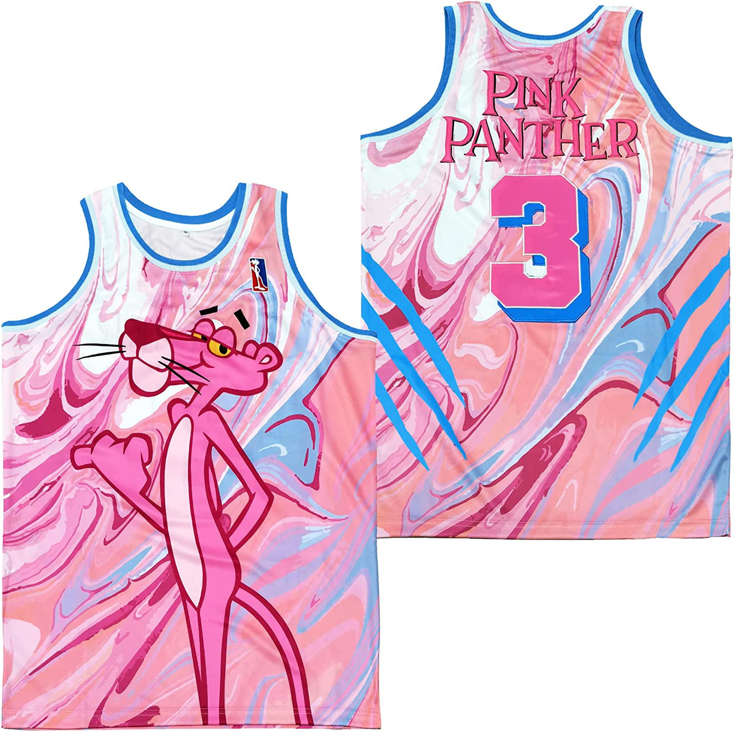 Movie Basketball Jersey Miami Heat #3 Pink Panther
