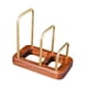 thumbnail image 5 of Soporte para tabla de cortar, estante para utensilios de cocina, soporte de madera y metal para tapa de olla. 166 cm x 10 cm x 25 cm, 5 of 9
