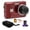 5 item Bundle, variant on Kodak PIXPRO FZ45 Friendly Zoom Digital Camera (Red) with SD Card, Case Bundle