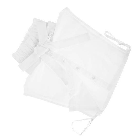 Milisten Fashion White Cotton Dickey Collar Detachable for Blouse Decoration and Warmth in Fall Winter