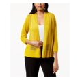 thumbnail image 1 of ALFANI Haut Ouvert Jaune pour Femmes m, 1 of 1